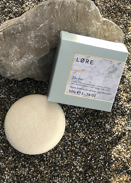 Lore Originals The Bar vegan Shampoo + Body Wash made in the UK.